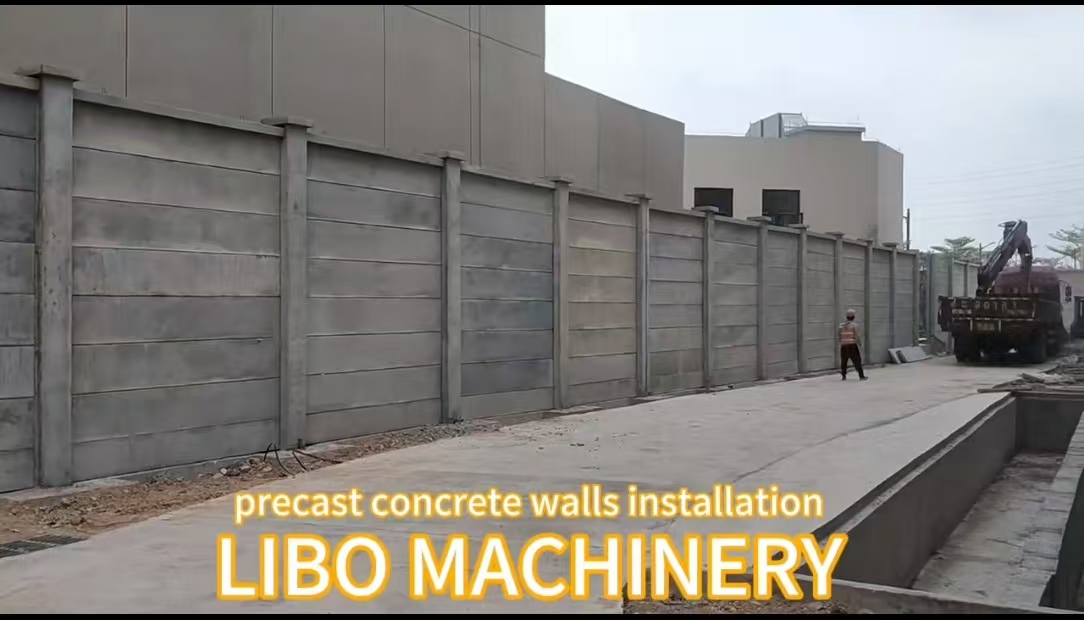 Precast Concrete Fence Wall Panel et Post Machina Plant