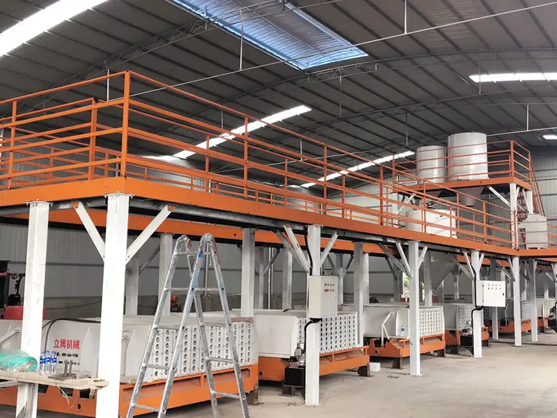 Gypsi paries panel productio linea